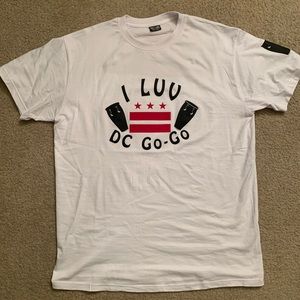 “I LUV DC GO - GO” Custom T-Shirts Sizes L-7X